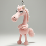 Merész ló - Rózsaszín Kulcstartó