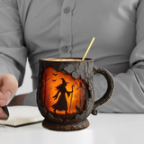 Kézzel készült 3D Halloween bögre